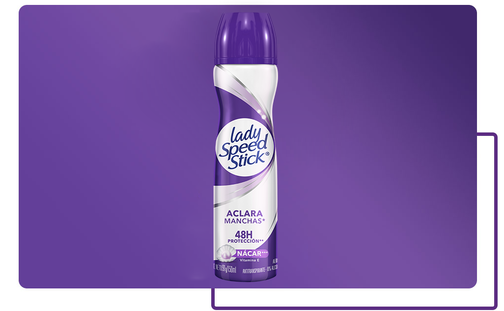 Lady Speed Stick Derma Nácar con Vitamina E en spray