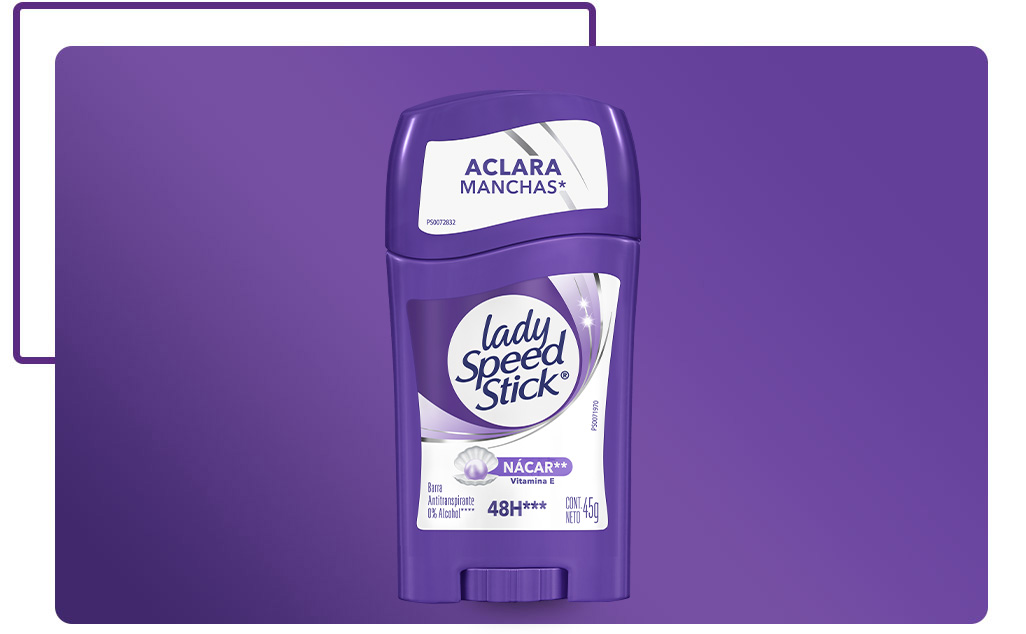 Desodorante Lady Speed Stick Carbon Absorb en barra